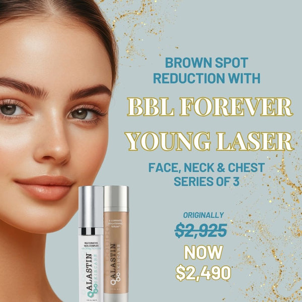 Broadband Light Therapy - BBL Face, Neck & Chest - Series of 3 - 15% Off